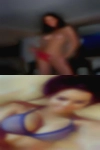 Behind horny woman