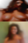 Behind horny woman