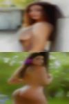 Woman looking black dick man